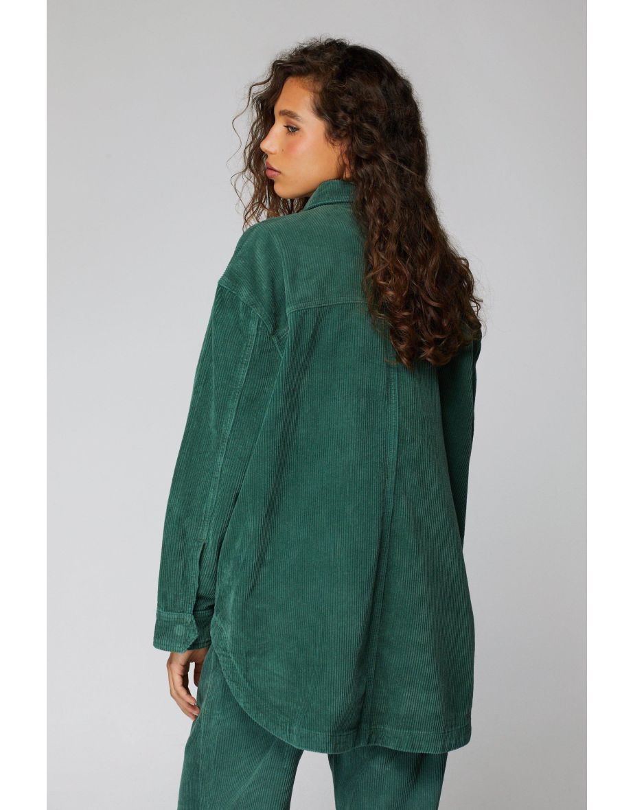 Corduroy Oversized Shirt - 3