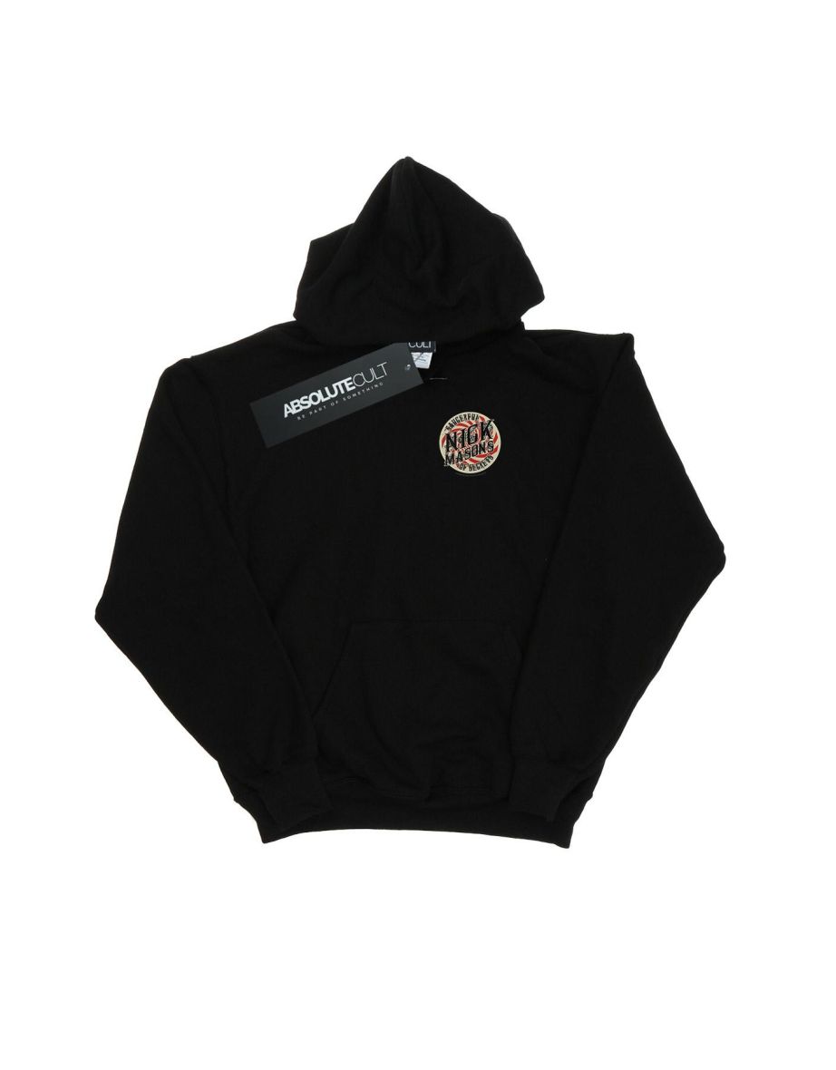 Nick Mason Boys Saucerful Of Secrets Faux Pocket Hoodie - Black
