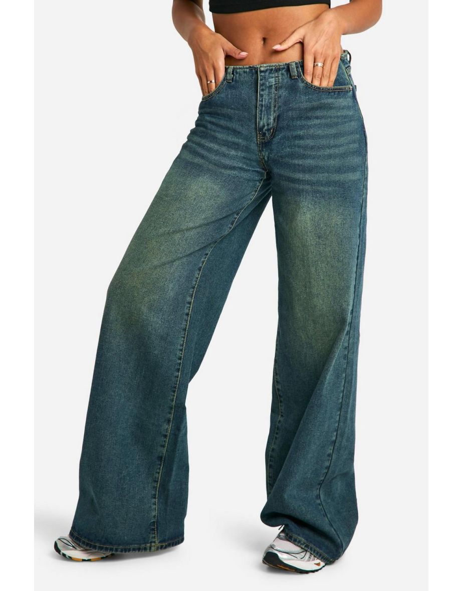 Tall Low Rise Wide Leg Jean - 3
