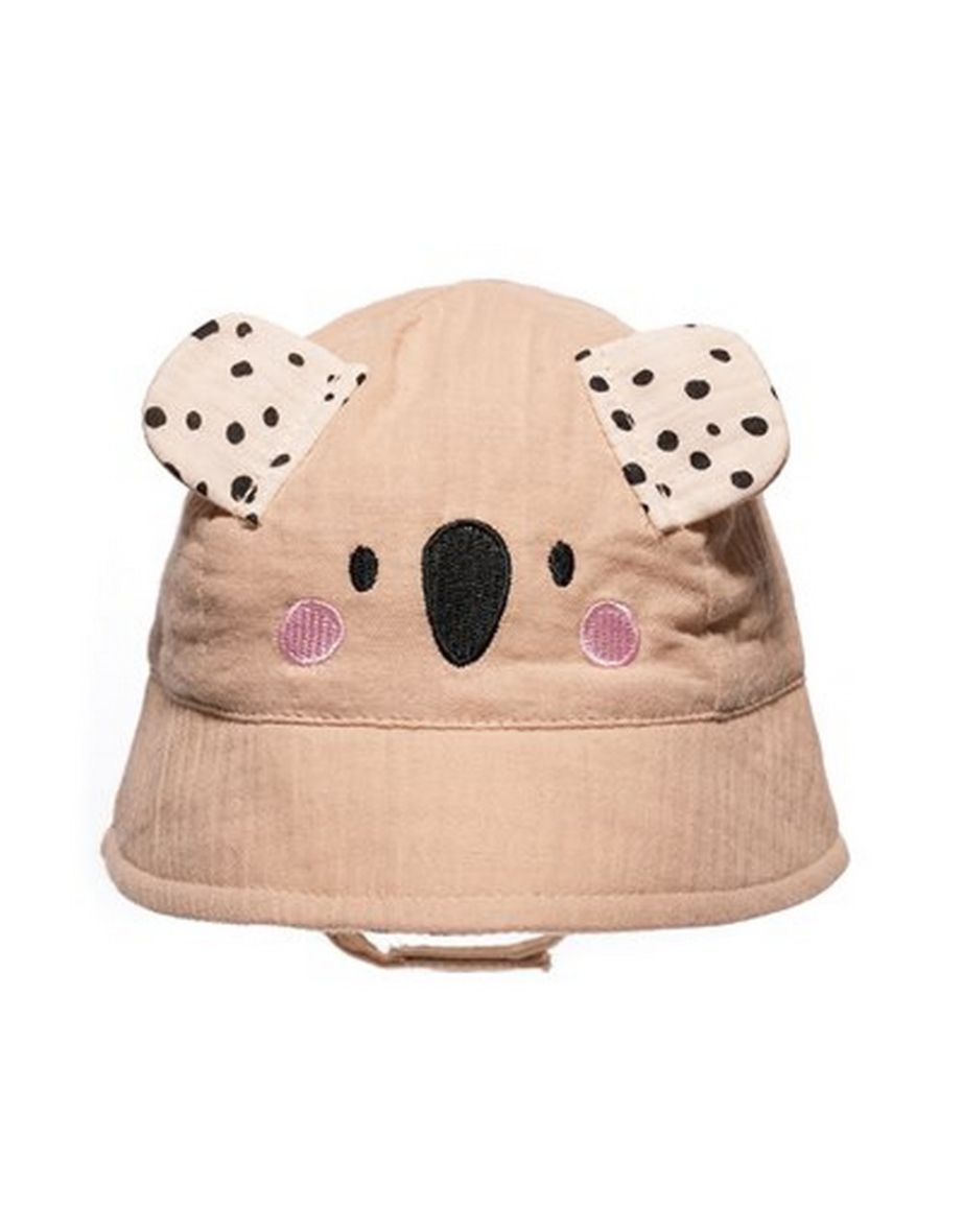Snuggle Shop Baby Girls Embroidered Bucket Hat - Cream