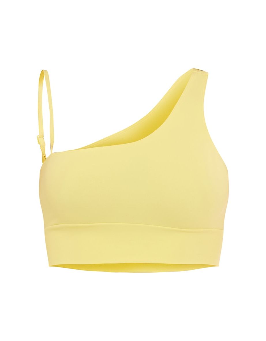 PLT Sport Lemon Sculpt Asymmetric Sports Bra - 4
