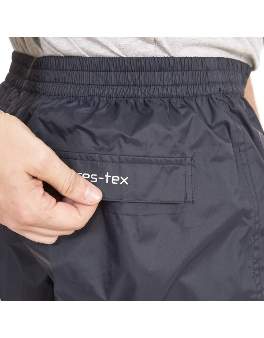 Trespass Childrens/Kids Qikpac Waterproof Packaway Trousers - Navy - 2