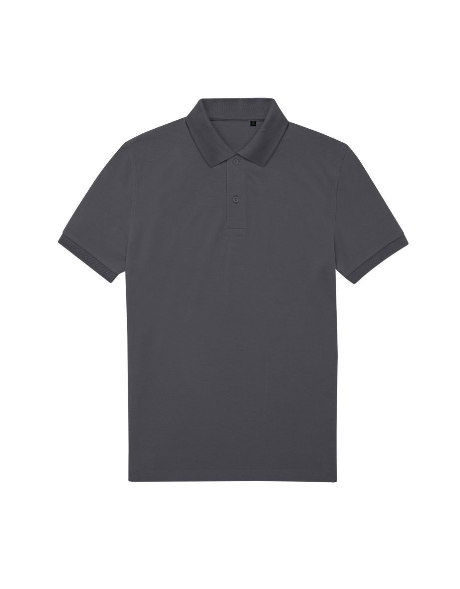 B&C Mens My Eco Polo Shirt - Dark Grey