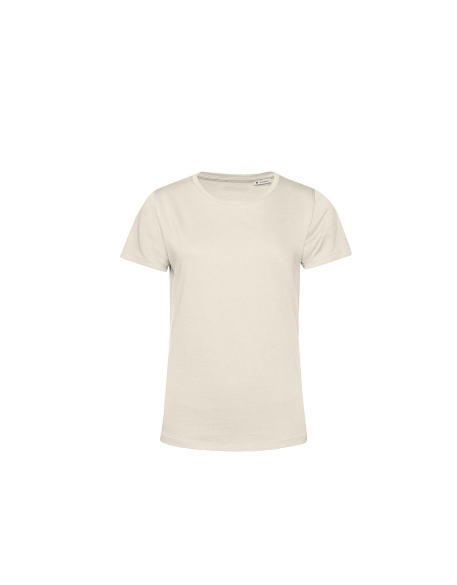 B&C Womens/Ladies E150 Organic Short-Sleeved T-Shirt - Off White