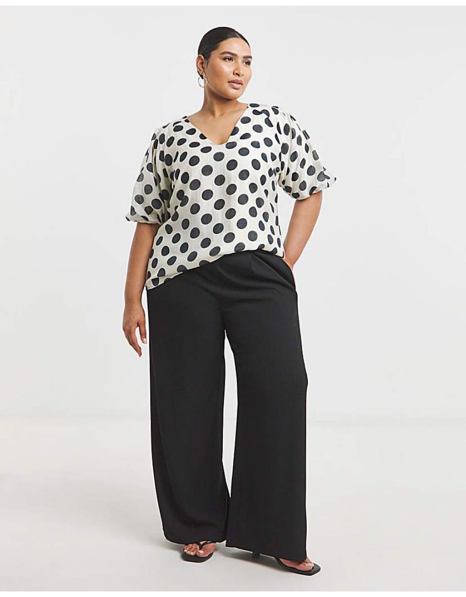 Joanna Hope Puff Sleeve Top
