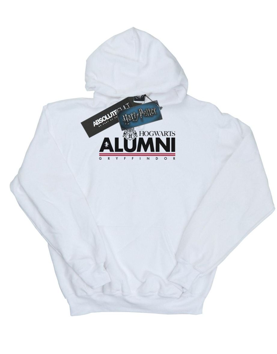 Harry Potter Girls Hogwarts Alumni Gryffindor Hoodie - White - 1