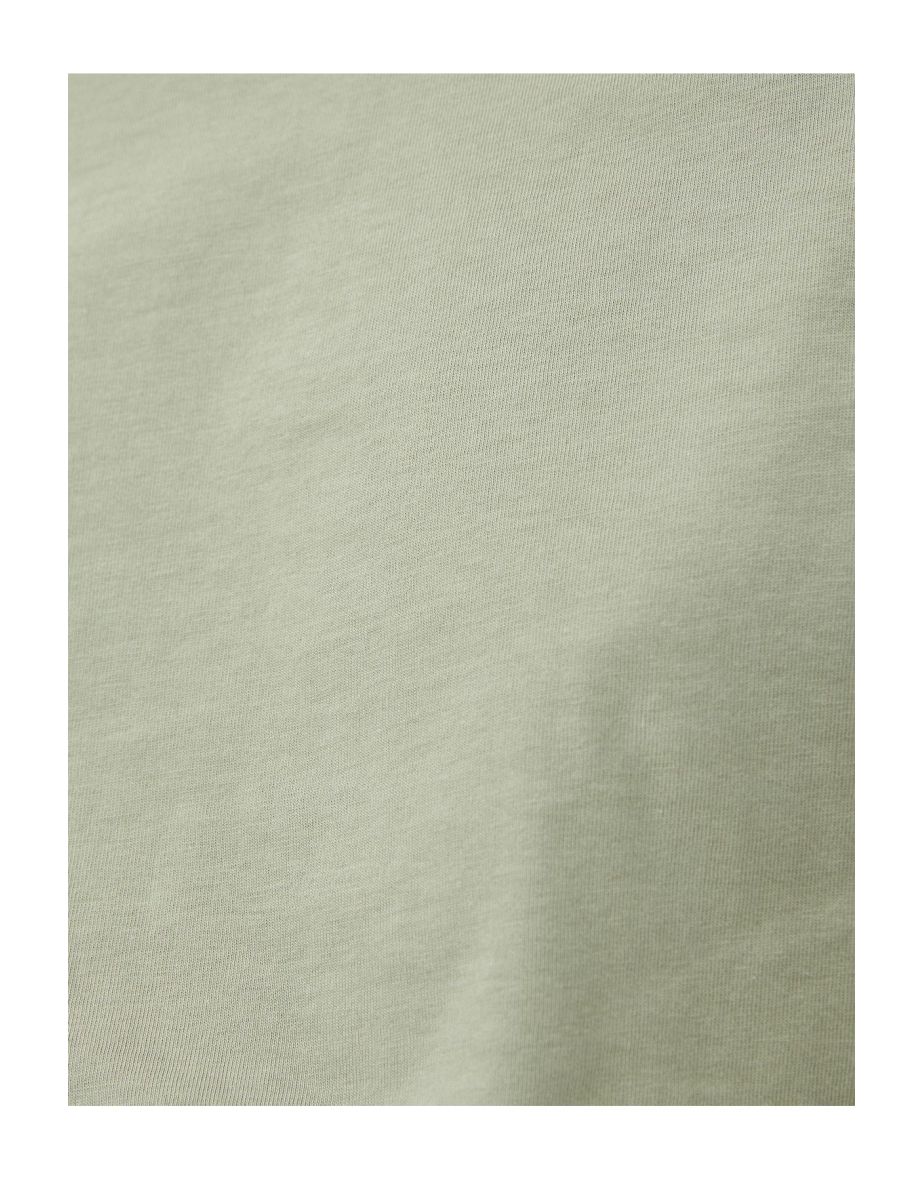 Crop T-Shirt Crew Neck Short Sleeve Elastic Waist - 5