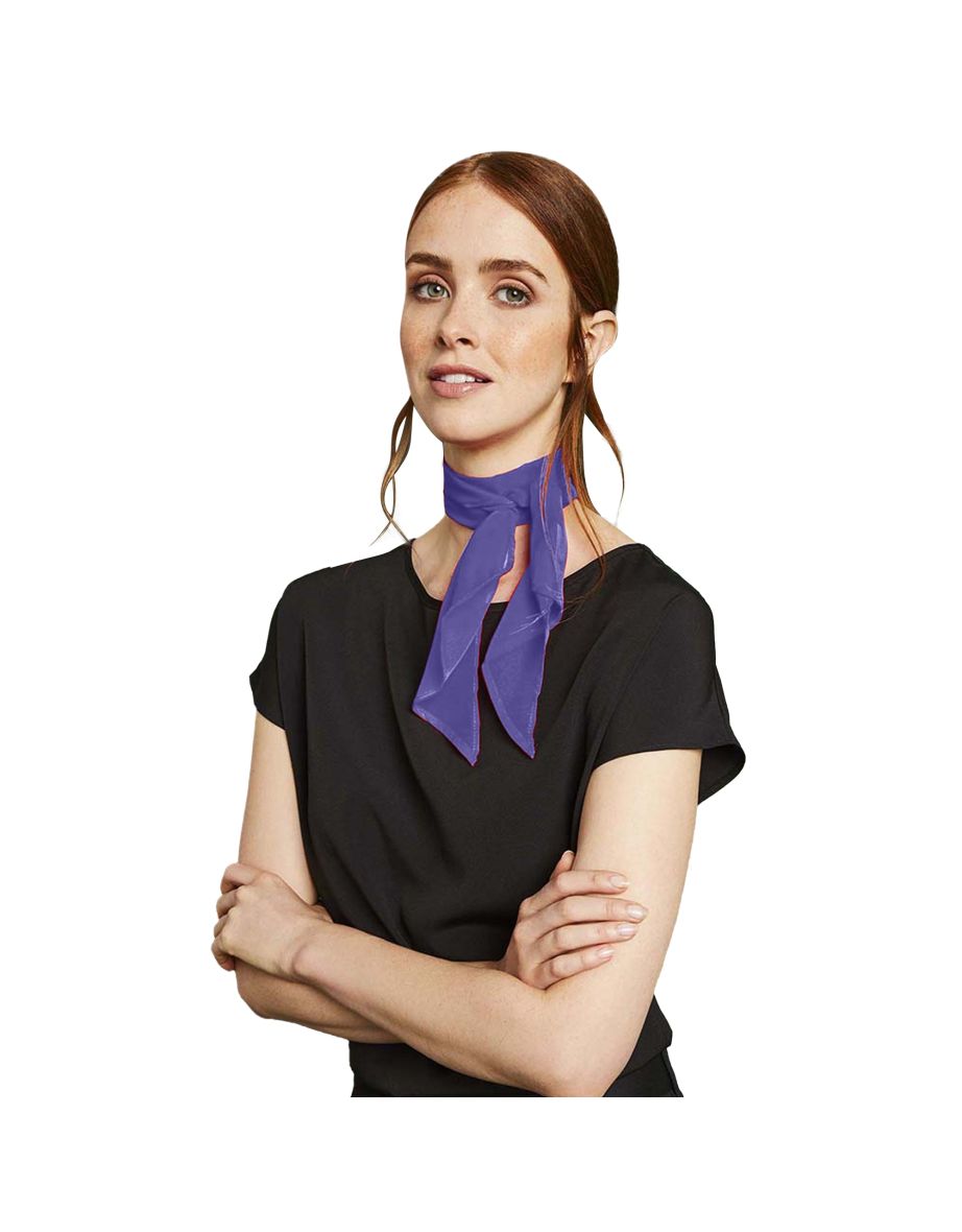 Premier Ladies/Womens Work Chiffon Formal Scarf - Purple - 1