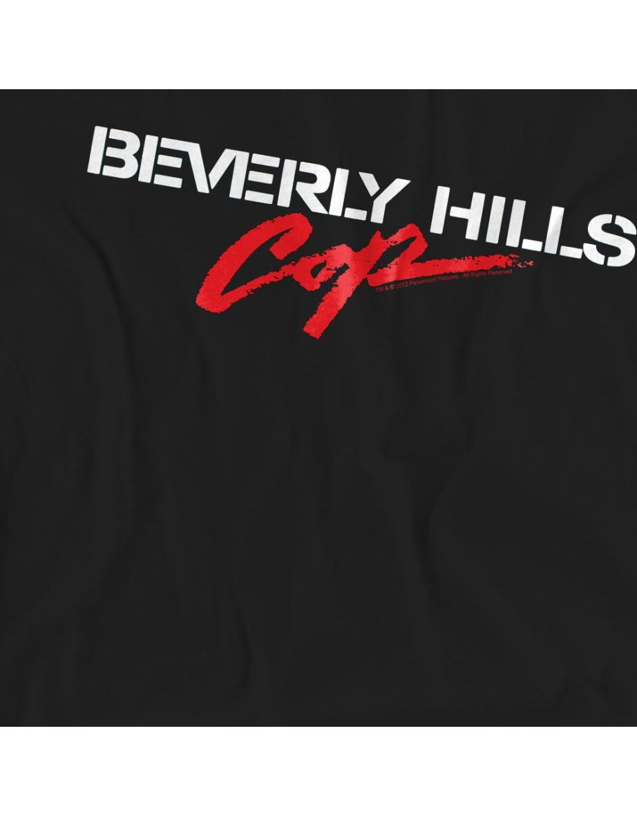 Beverly Hills Cop Unisex Adult Logo T-Shirt - Black - 3