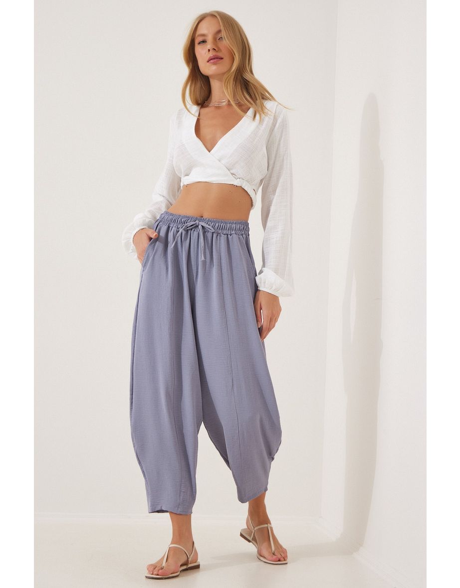 Pants - Gray - Carrot pants