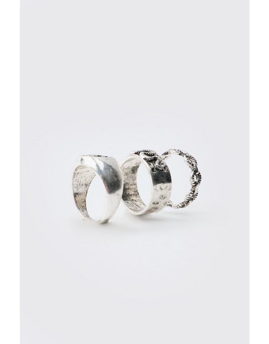 Silver Rings 3 Pack - silver - 2