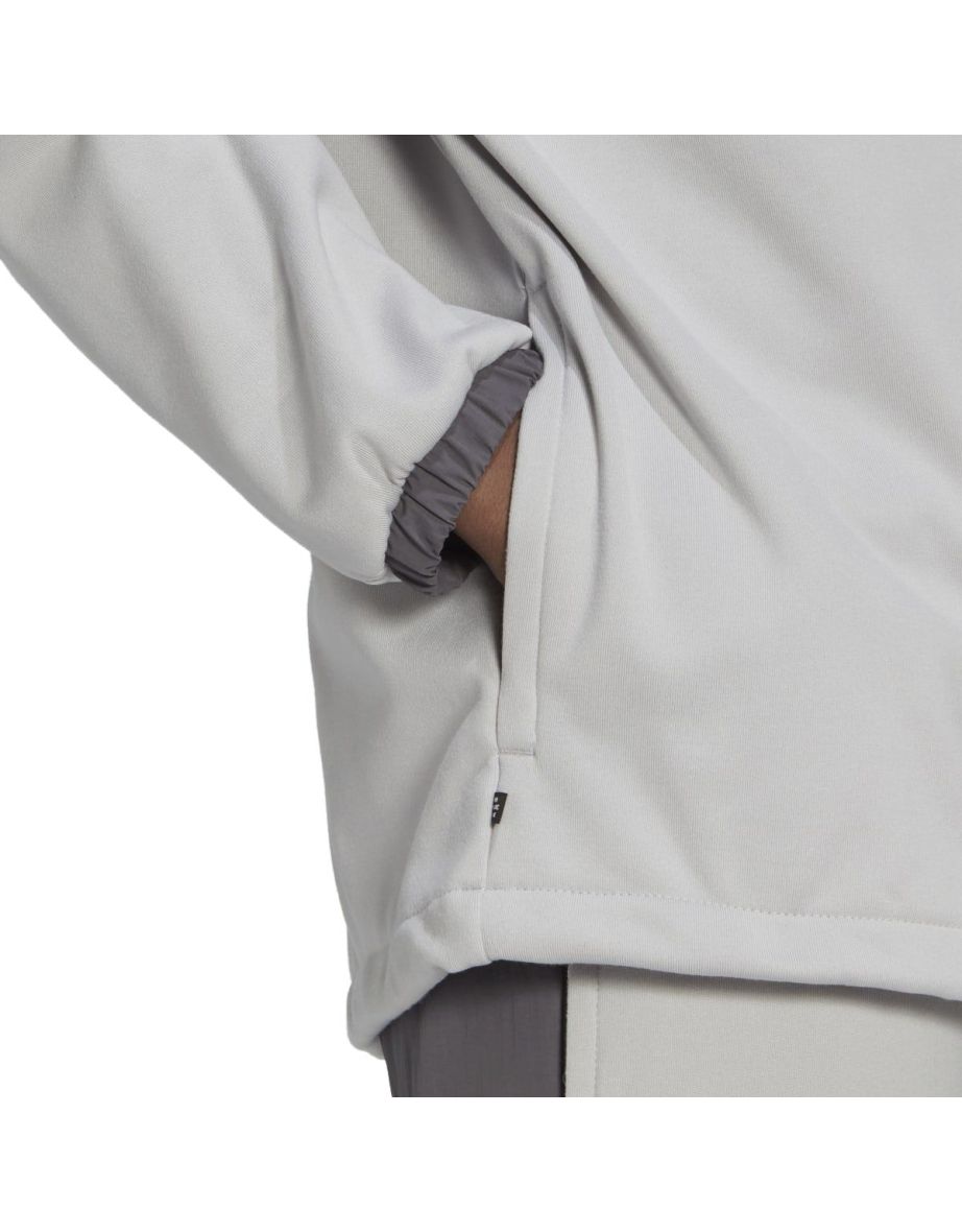 Men's adidas Originals Adventure Winter Fabic Mix Hoodie in Grey - 7