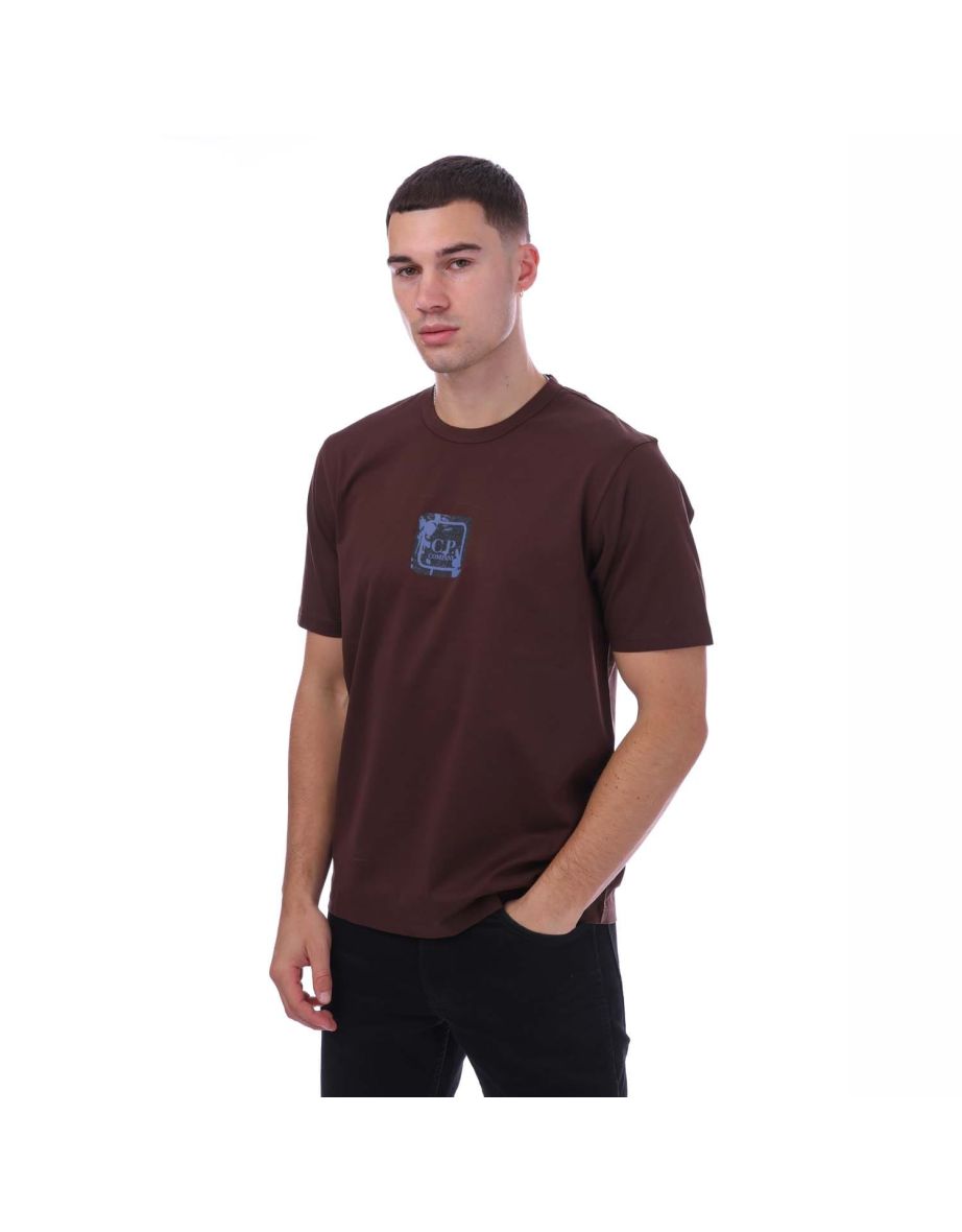 Men's C.P. Company Metropolis London Tube T-Shirt in Brown