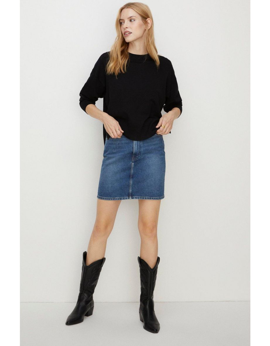 Oasis Black Slouchy Jumper - 2