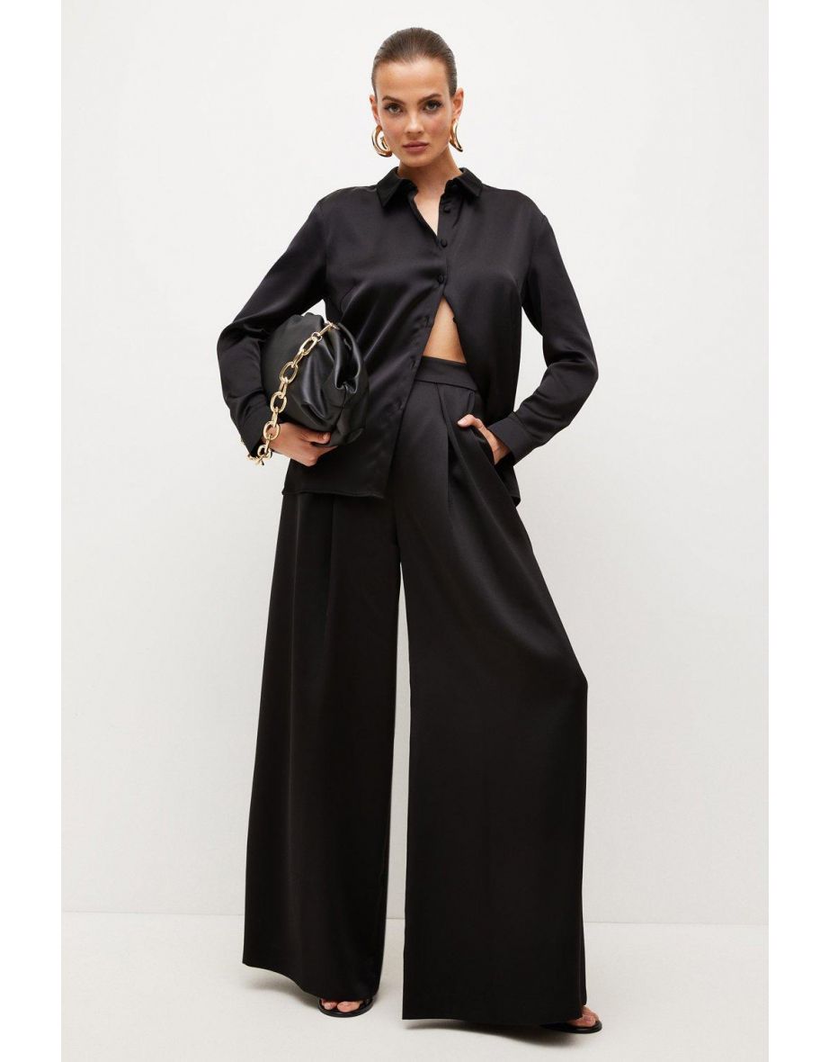 M&Co Petite Petite Black Slim Crepe Trouser | very.co.uk