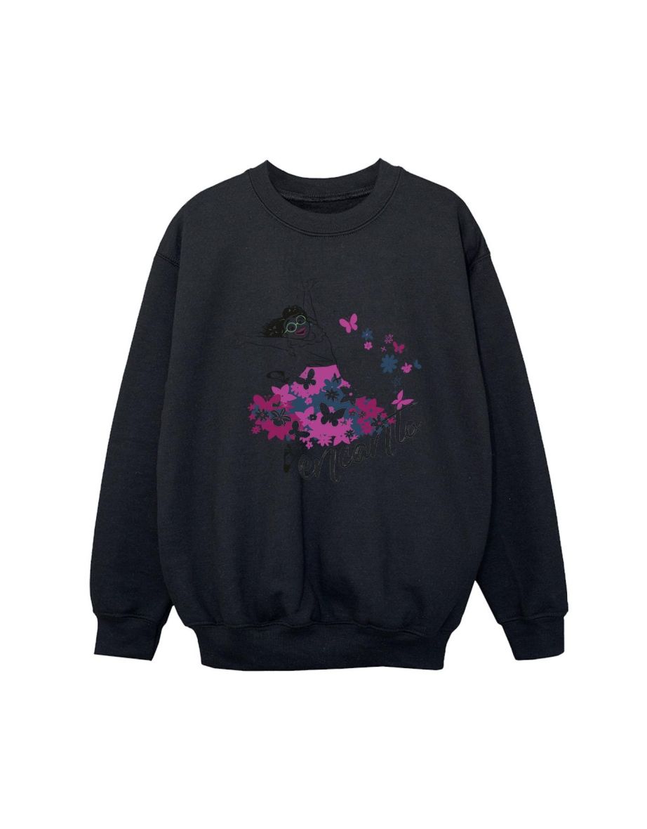 Disney Boys Encanto Mirabel Flower Sweatshirt - Black