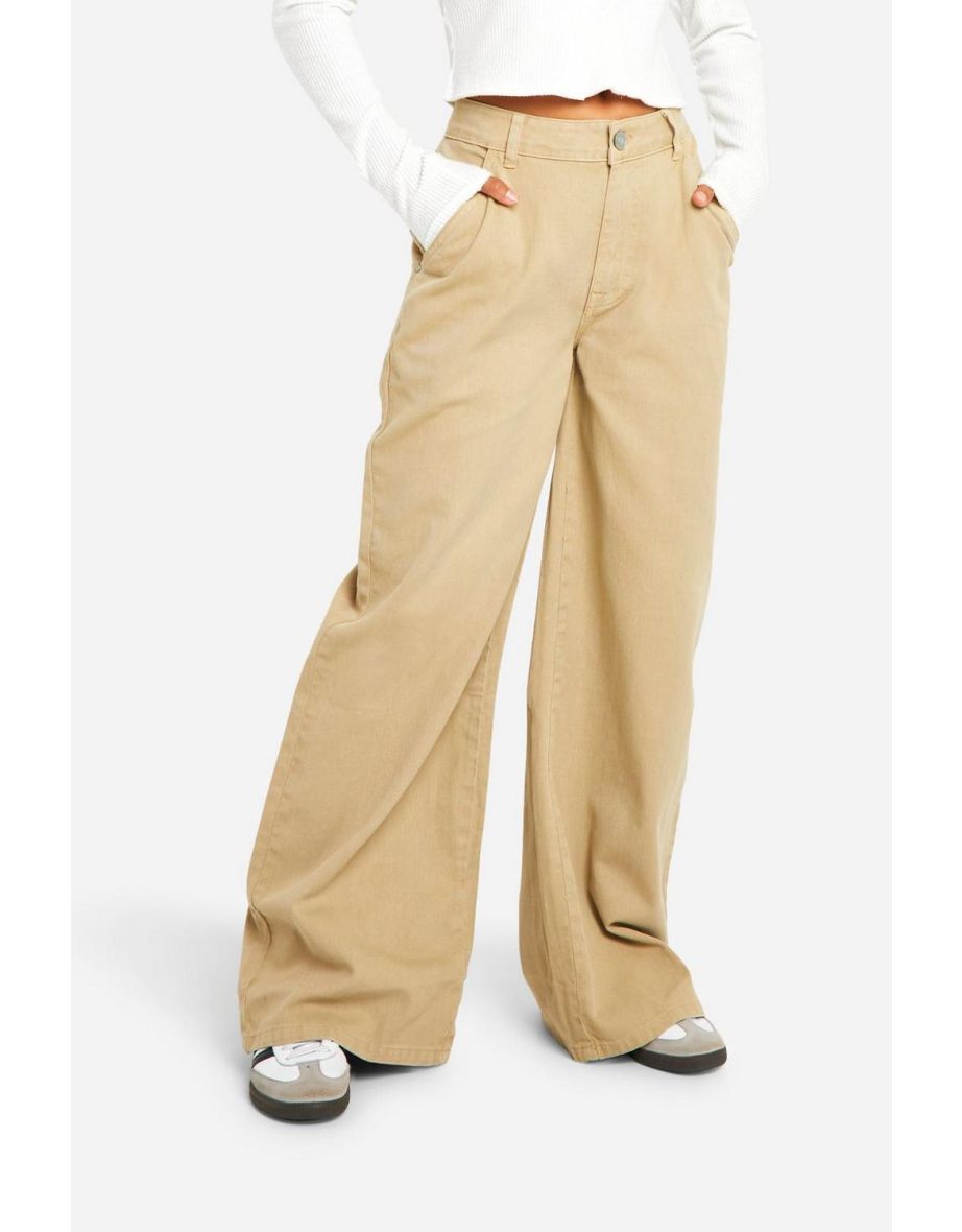 Petite Sandwash Wide Leg Jean - 3