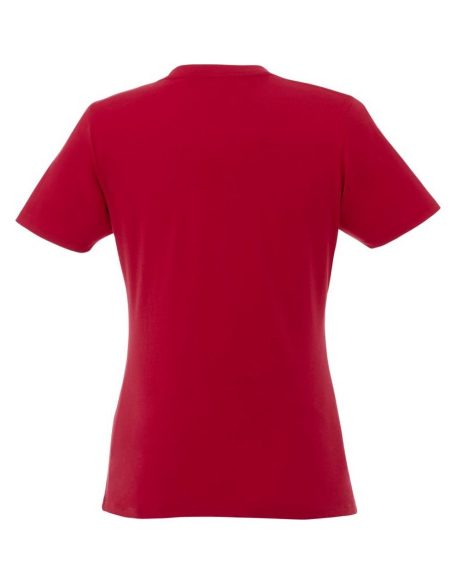 Elevate Womens/Ladies Heros Short-Sleeved T-Shirt - Red - 1