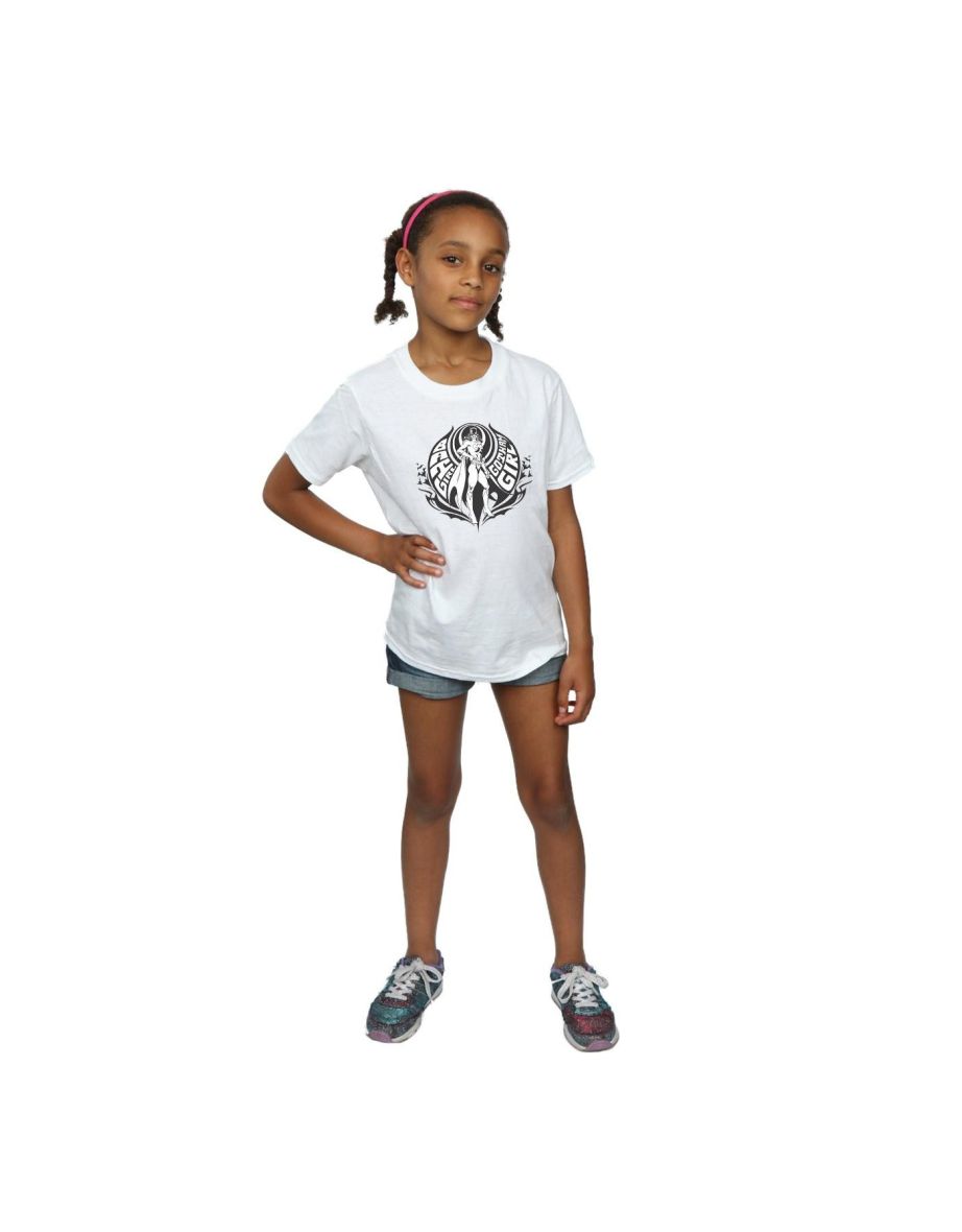 DC Comics Girls Batgirl Gotham Girl Cotton T-Shirt - White - 3