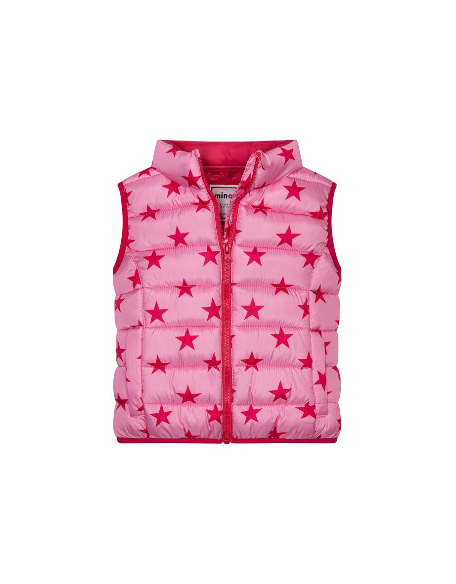 Girls Printed Gilet