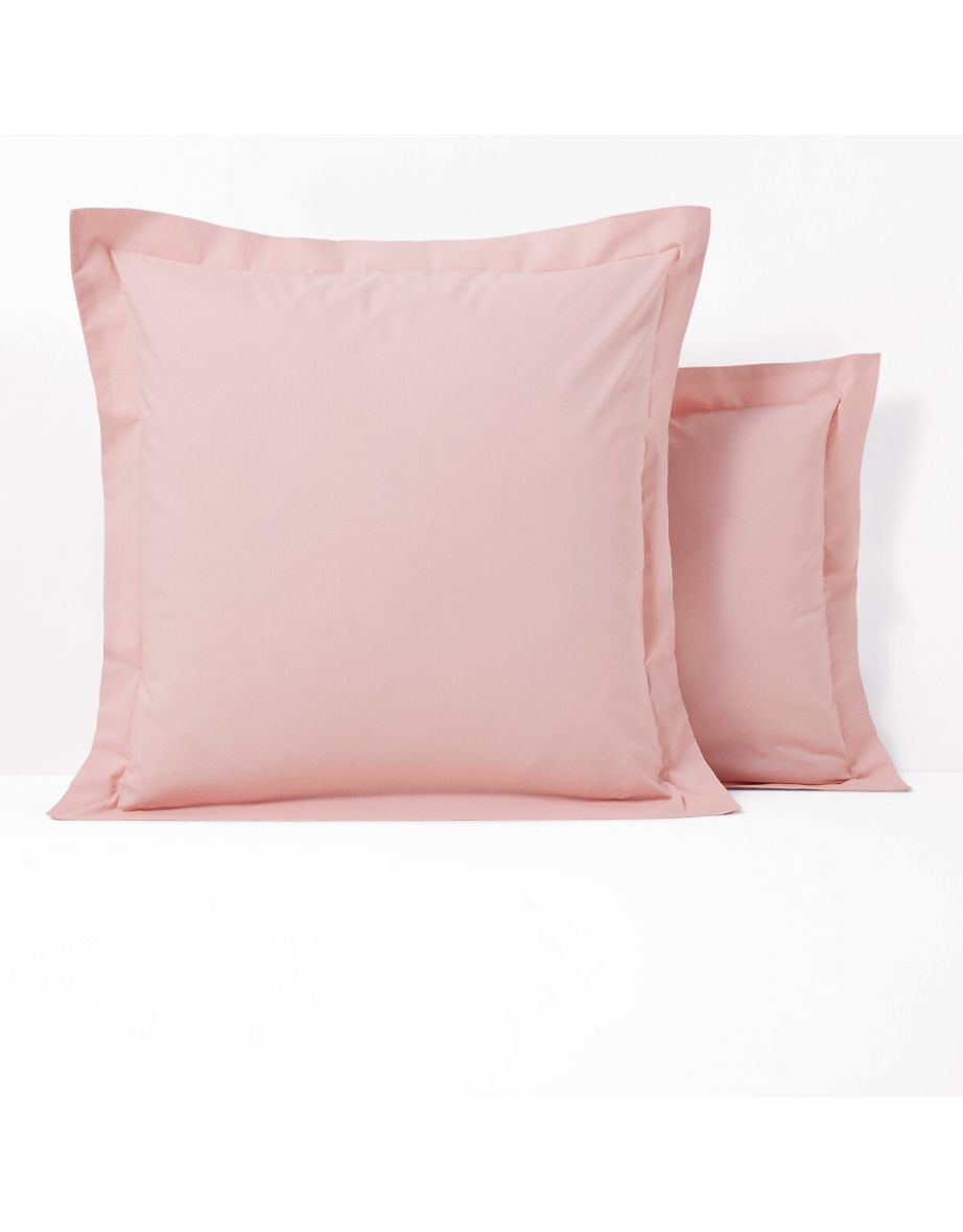 Scenario Plain Polycotton Pillowcase with Flounce