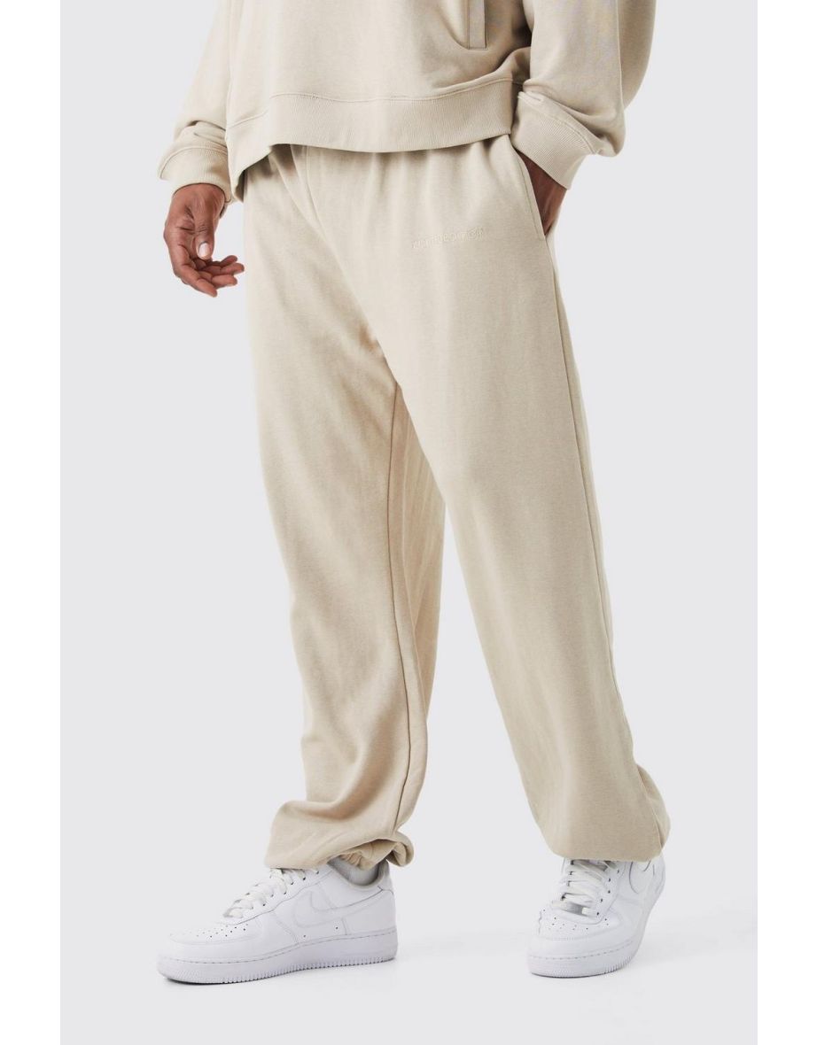 Plus Relaxed Fit Heavyweight Jogger - stone