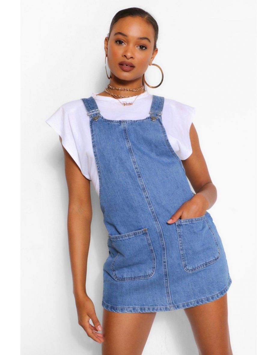 pocket pinafore jeans