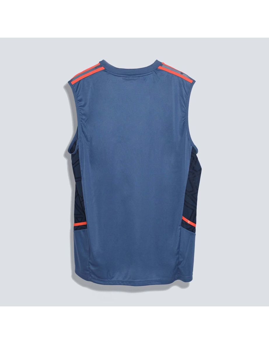 Men's adidas Manchester United 2022/23 Training Vest in Blue - 1