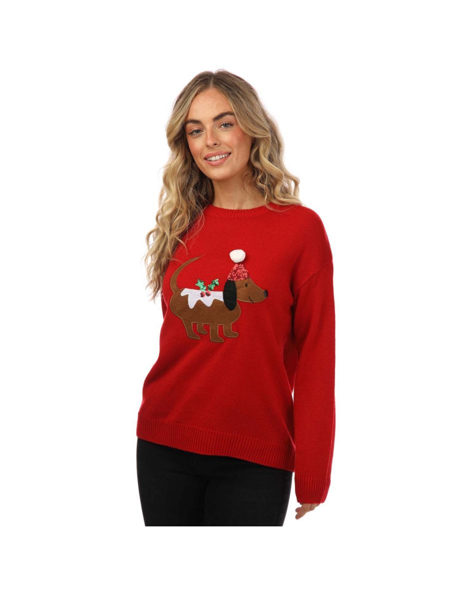 Womens dog hotsell christmas jumper