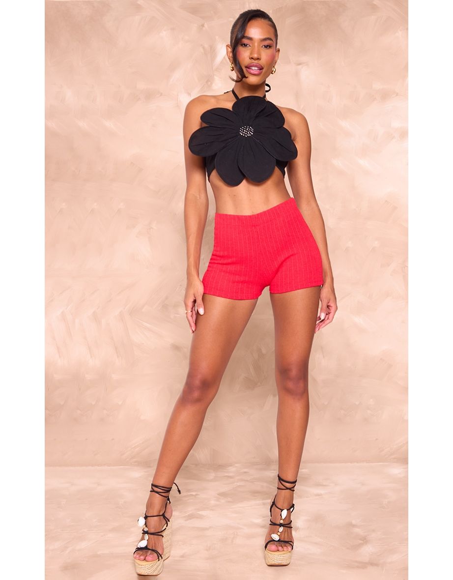 Crop top with tie back best sale