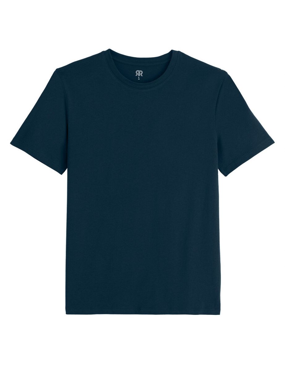 Organic Cotton T-Shirt with Crew Neck and Short Sleeves - 4