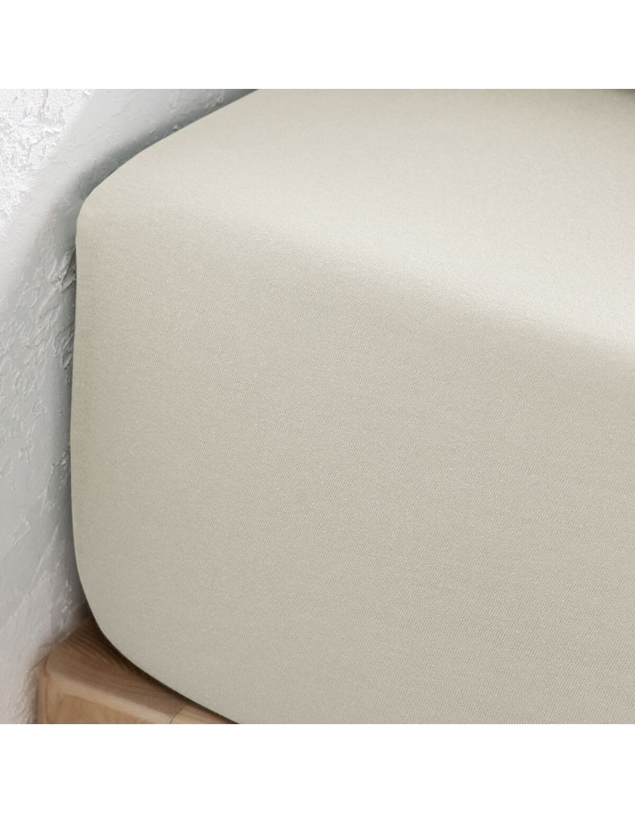 Stretch Cotton Jersey Fitted Sheet - 2