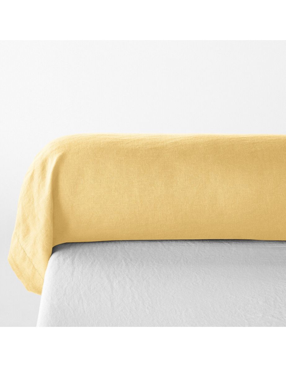 Linot Plain 100% Washed Linen Pillowcase - 1