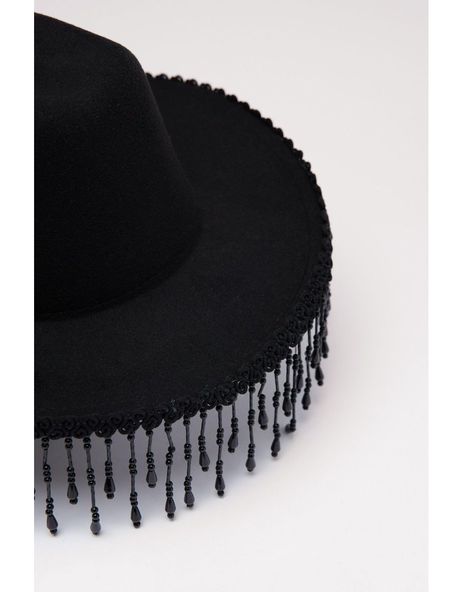 Embellished Drop Cowboy Hat - 3