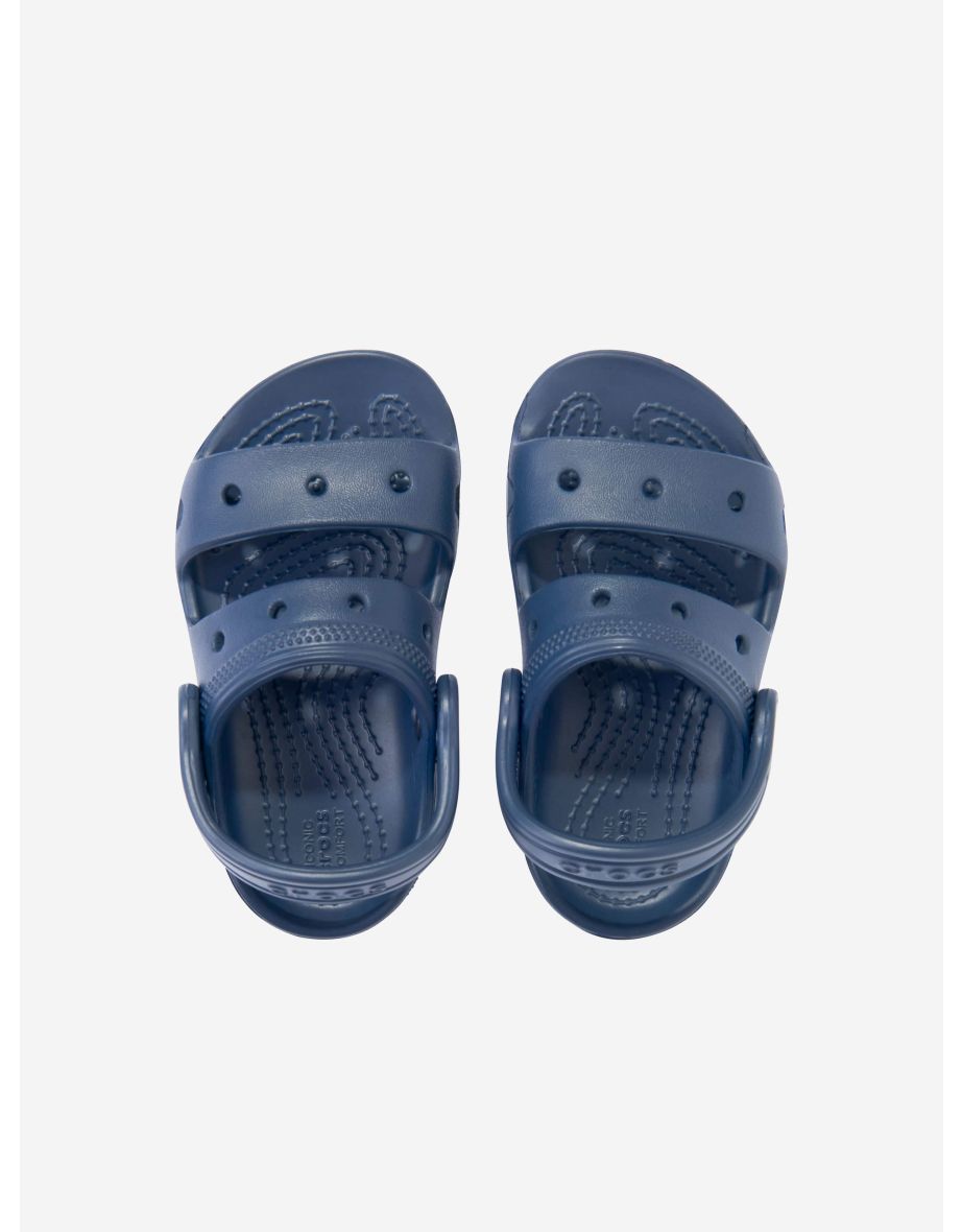 Kids Classic Crocs Sandal in Navy - 3
