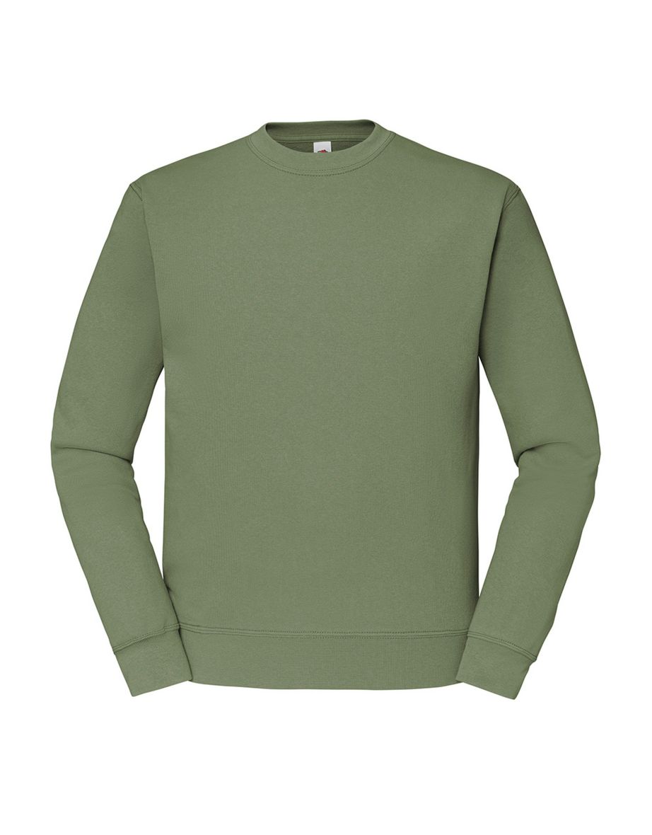 Fruit Of The Loom Mens Classic Drop Shoulder Sweatshirt - Classic Olive