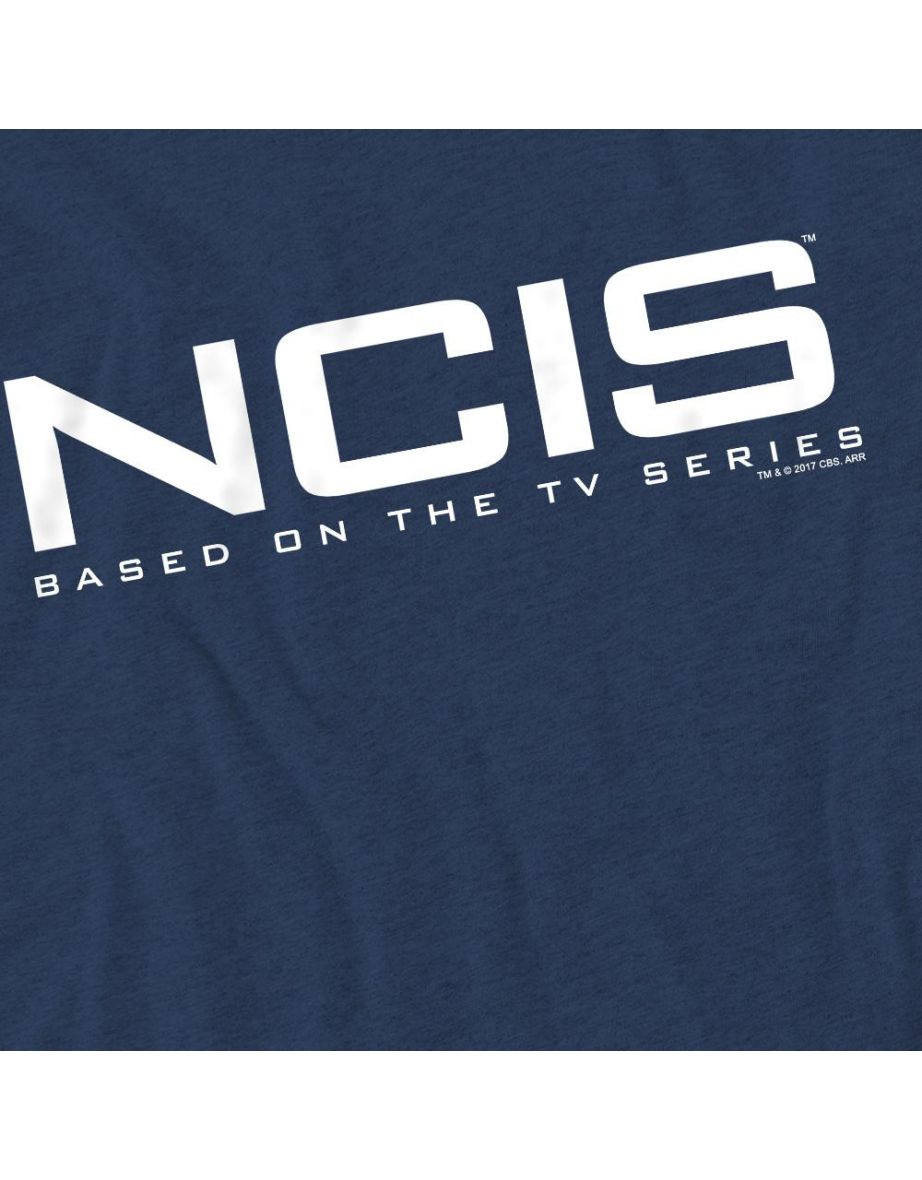 NCIS Unisex Adult Logo T-Shirt - Navy - 3