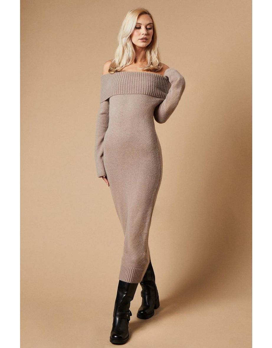 Bardot Knitted Midaxi Dress