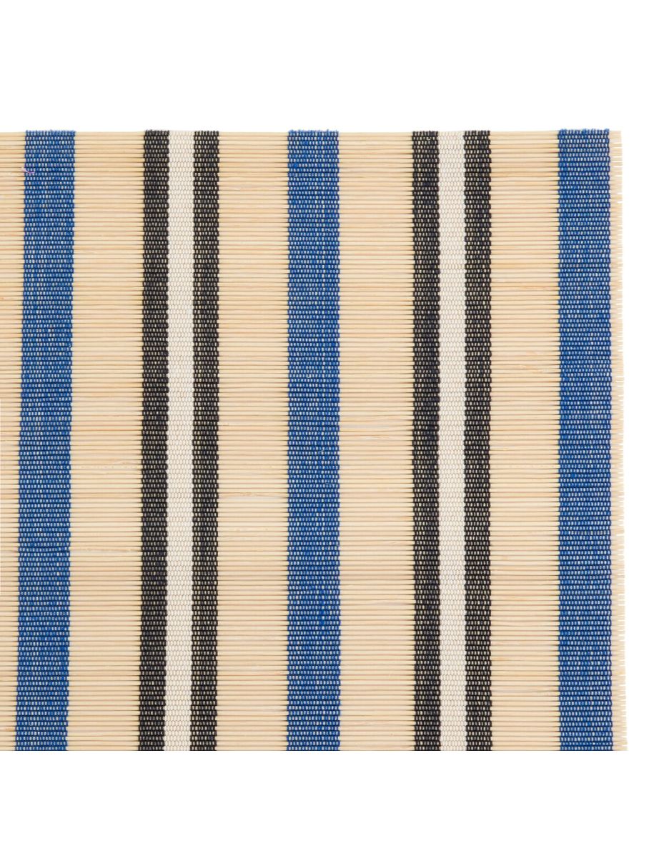 Set of 4 Retan Striped Rectangular Bamboo Placemats - 3