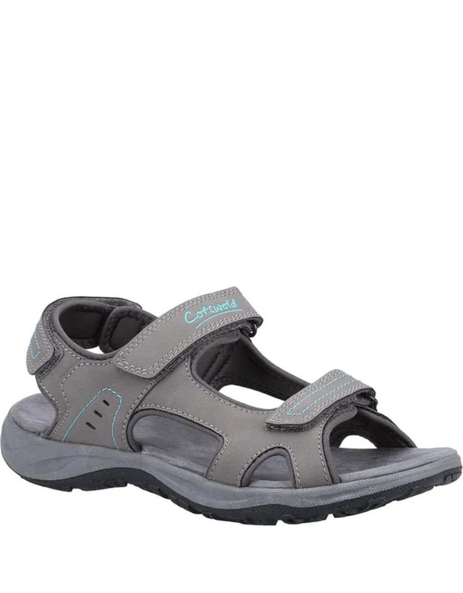 Cotswold Womens/Ladies Freshford Recycled Sandals - Grey/Turquoise