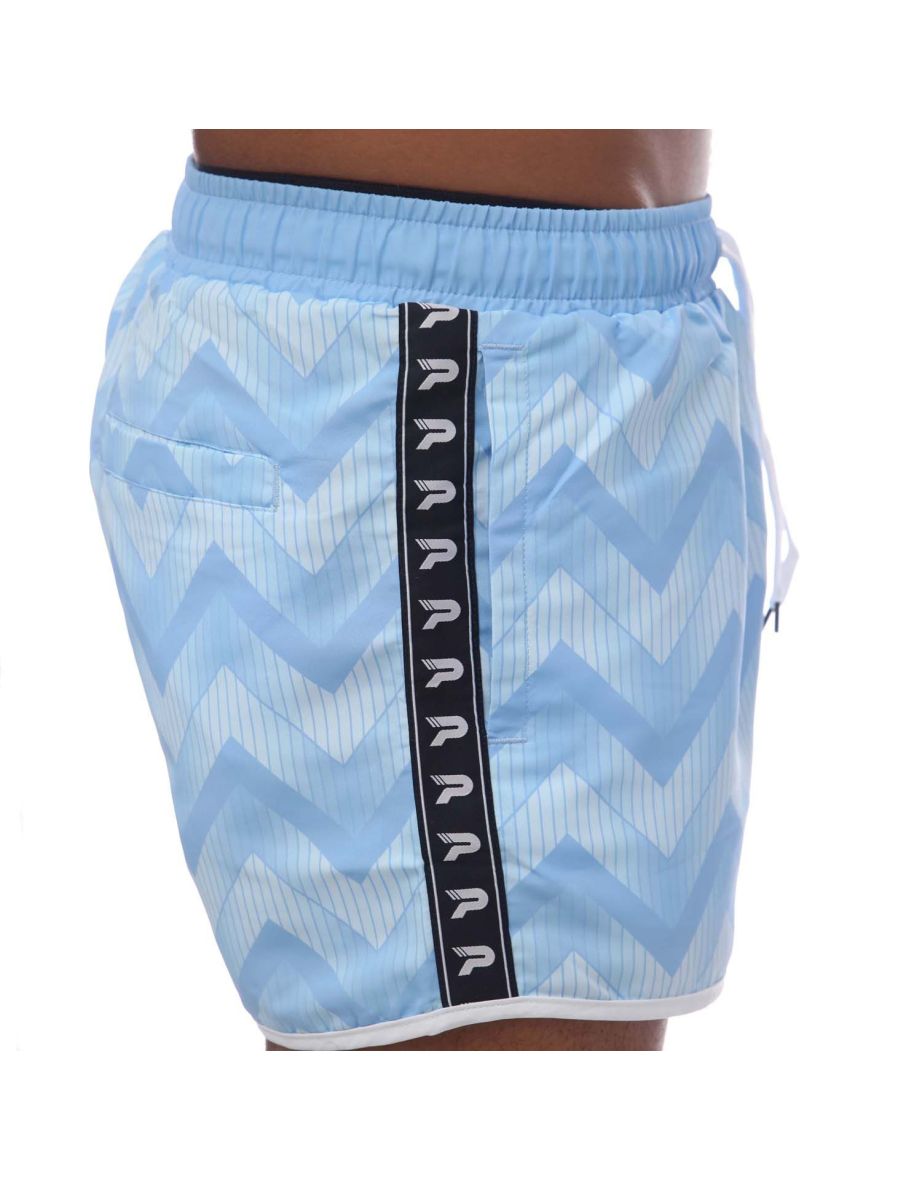 Men's Patrick Steven 3 Inch Swim Short in Blue - 2