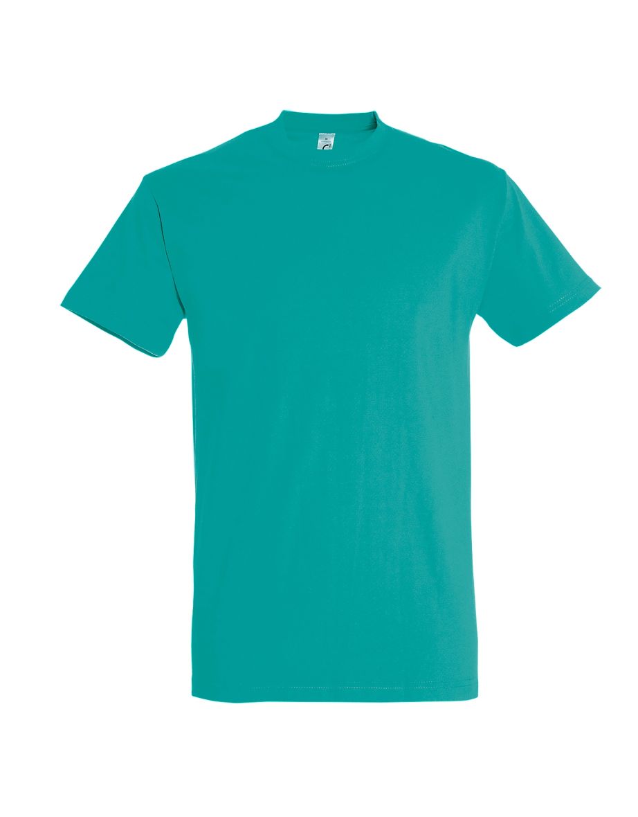 SOLS Mens Imperial Heavyweight Short Sleeve T-Shirt - Caribbean Blue