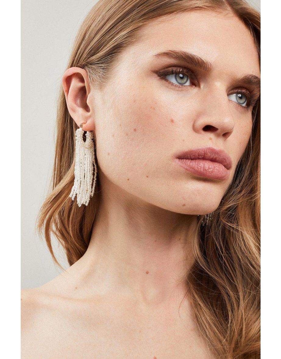 Karen millen sale drop earrings