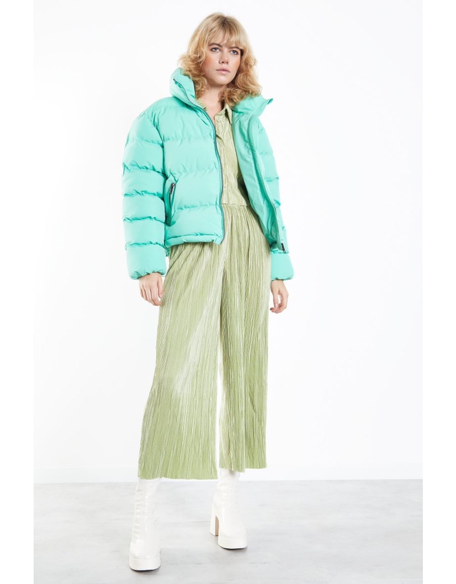 Glamorous Jade Green Padded Puffer Jacket