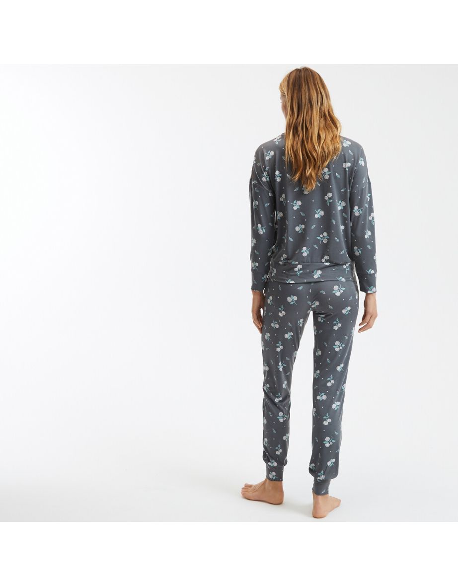 Printed Long Sleeve Pyjamas - 3