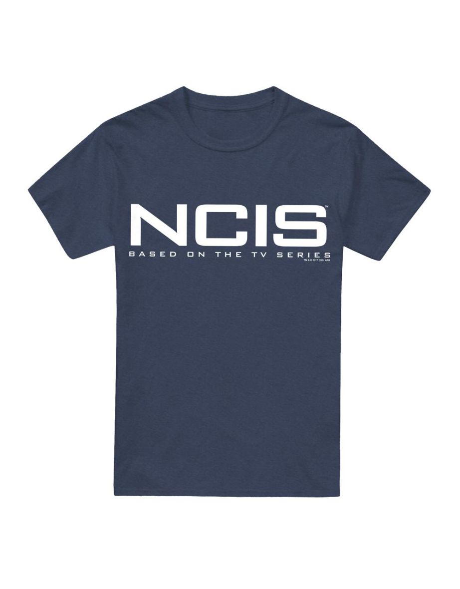 NCIS Unisex Adult Logo T-Shirt - Navy