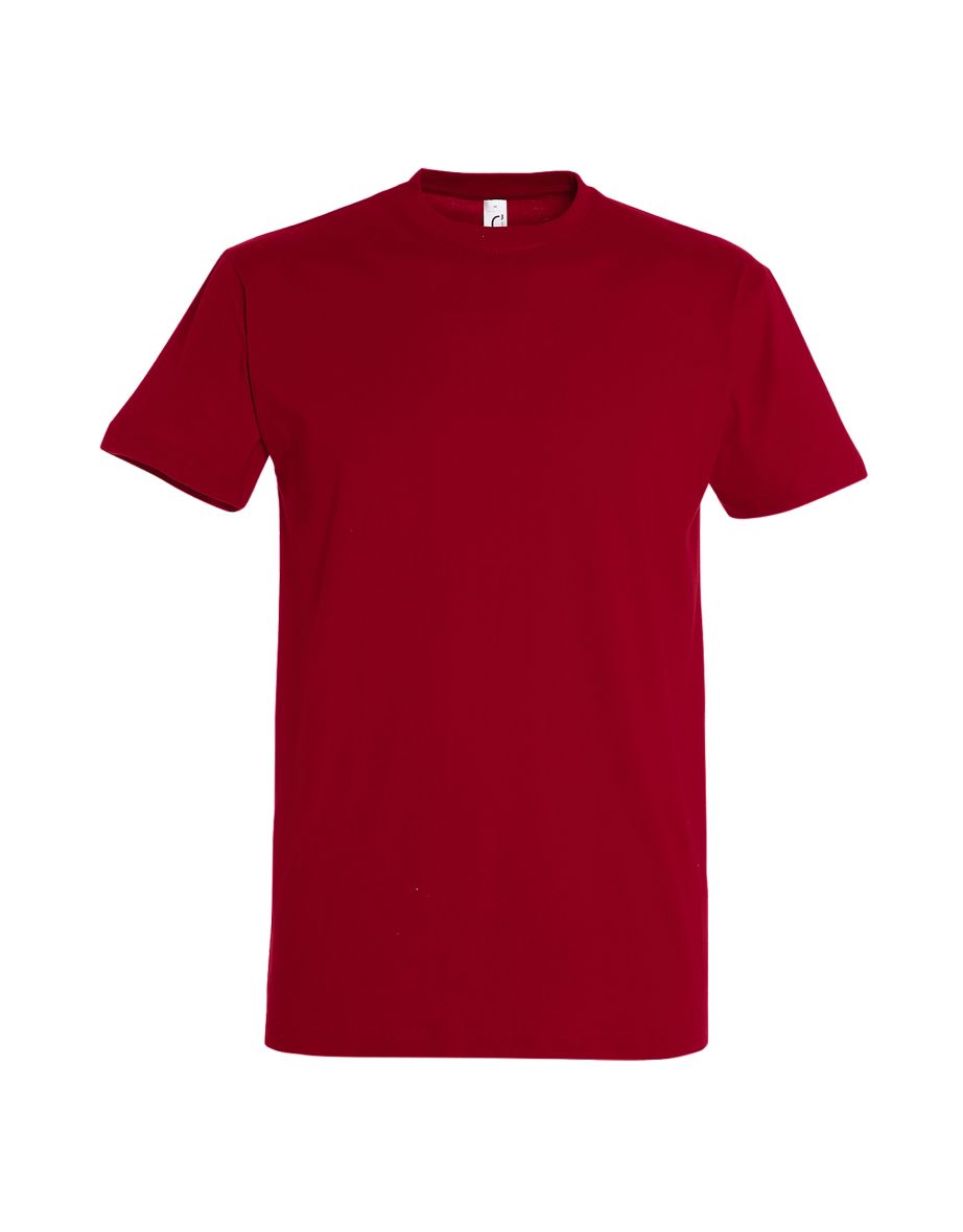 SOLS Mens Imperial Heavyweight Short Sleeve T-Shirt - Tango Red