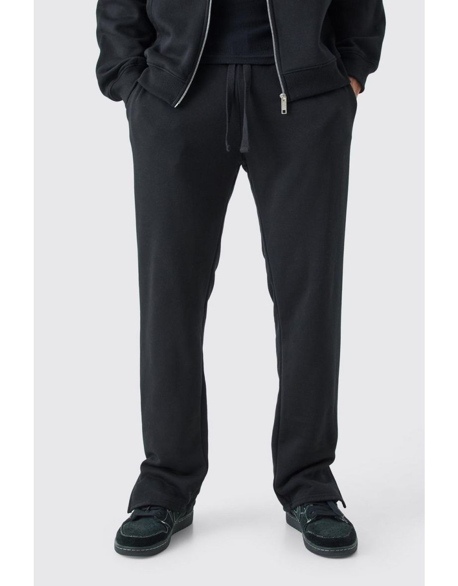 Split Hem Jogger - black
