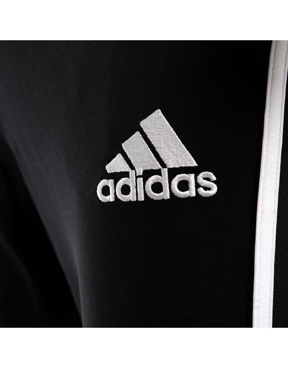 Men's adidas Basic 3 Stripe Tricot Tracksuit in Black - 5