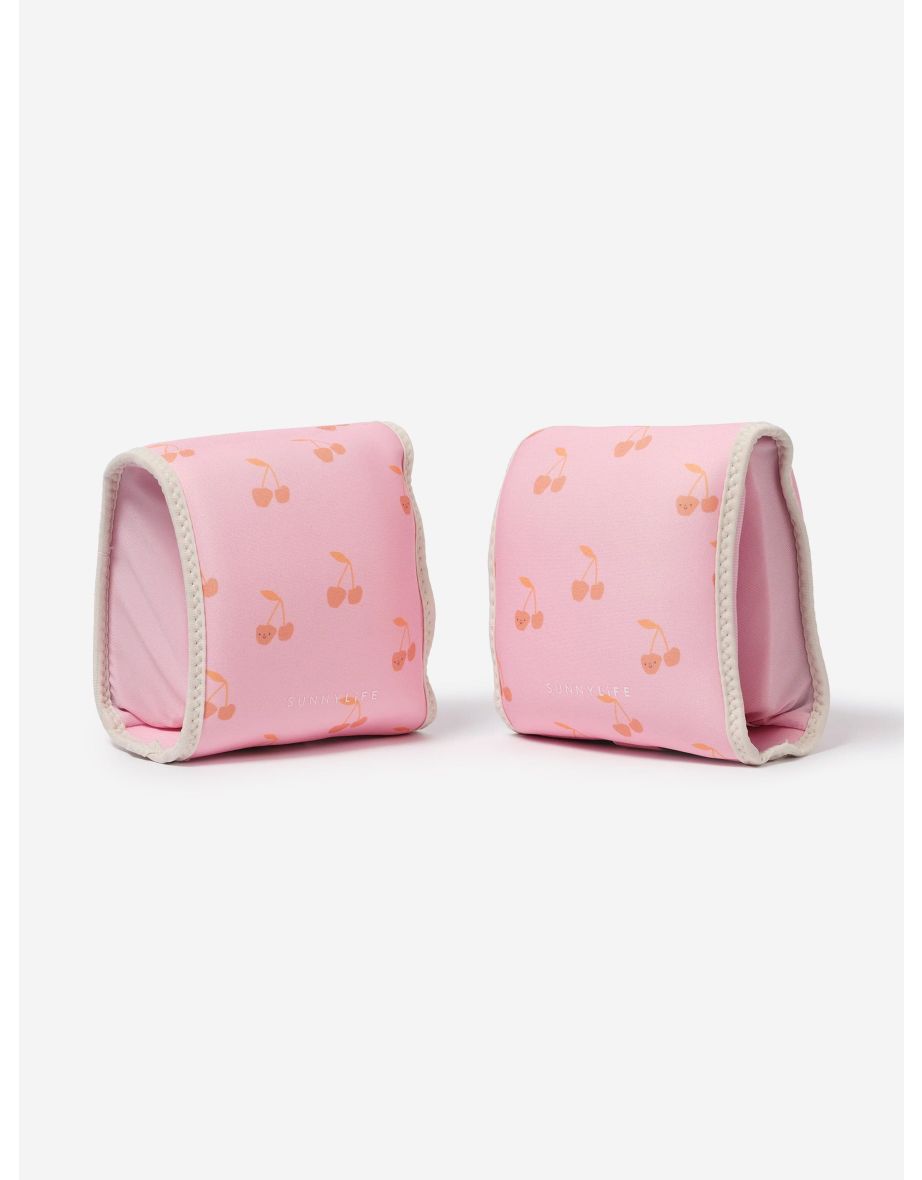 Girls Neoprene Arm Bands Cotton Candy Cherry in Pink (30cm)